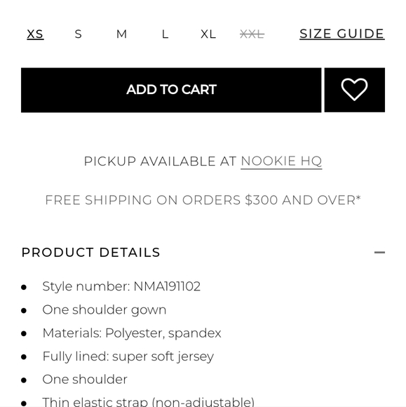 Lust one shoulder gown in blush - Picture 7 of 8